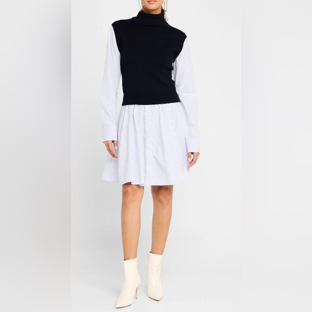Derek Lam 10 Crosby
Cressida Mixed-Media Dress brand new with tags